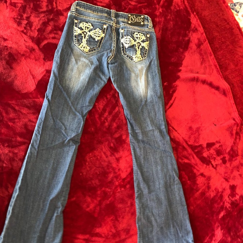 Size 1 CELLO Bootcut Jeans BLINGY